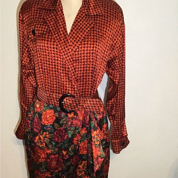 Ann Lawrence Today vintage floral dress size 12 - Picture 9 of 16